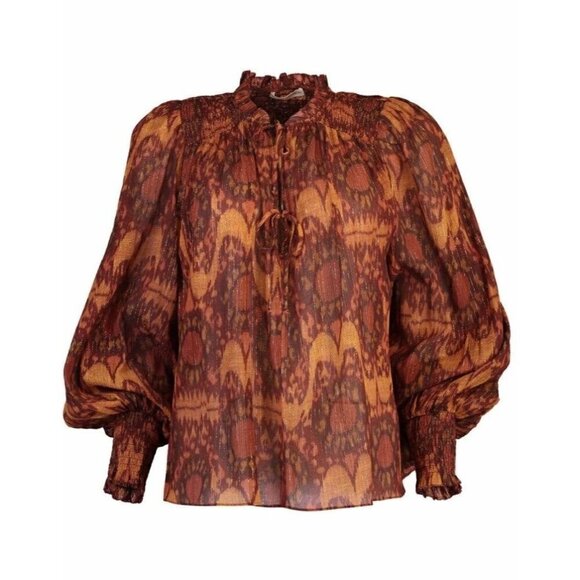 ULLA JOHNSON Anita Blouse in Ember, Size‎ 4 , New with tags - Picture 1 of 16